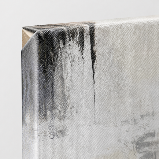 Black Comes Through | Canvas — edge close-up
