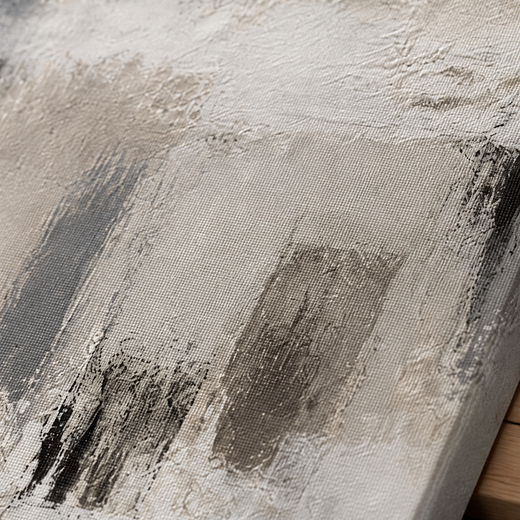 Black Comes Through | Canvas — surface close-up