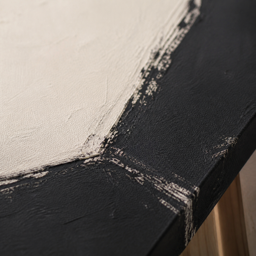 At the Corner | Canvas — surface close-up