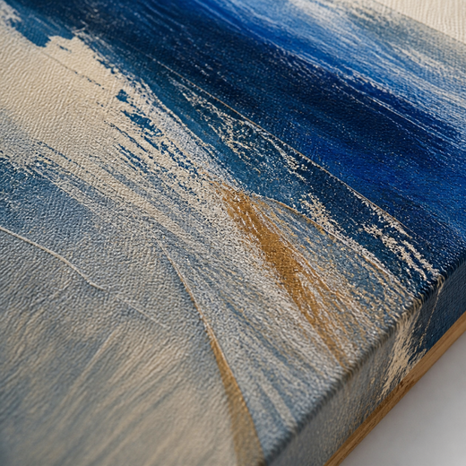 Broken Water | Canvas — surface close-up
