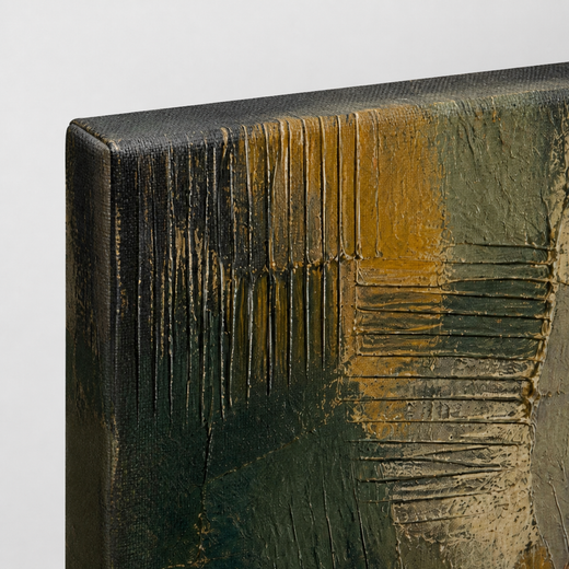 Under the Ochre | Canvas — edge close-up