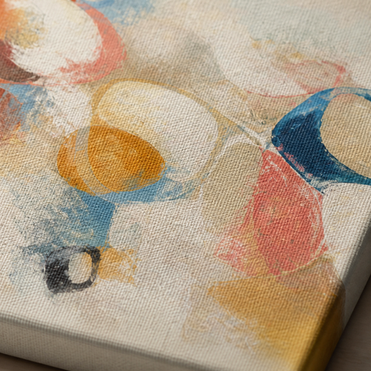 Small Circles | Canvas — surface close-up