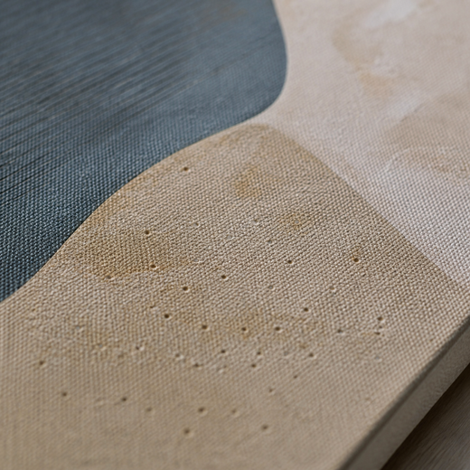 Slate and Sand | Canvas — surface close-up