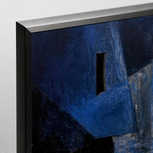 Cobalt After Dark | Metal Framed — edge close-up
