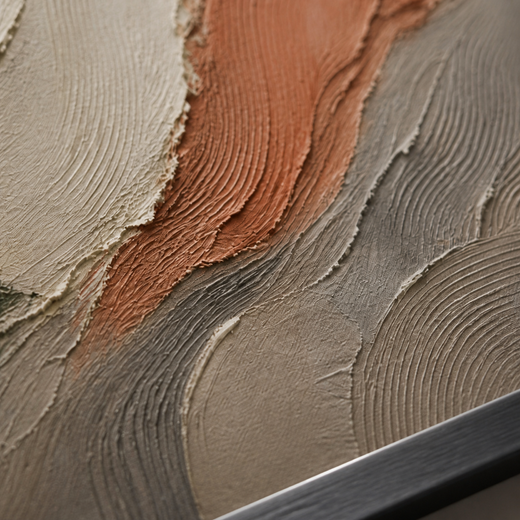 Along the Contour | Metal Framed — surface close-up