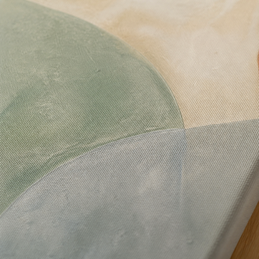 Curved Quiet | Canvas — surface close-up