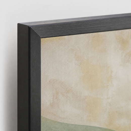 Curved Quiet | Metal Framed — edge close-up