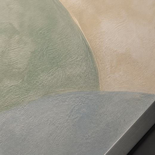 Curved Quiet | Metal Framed — surface close-up