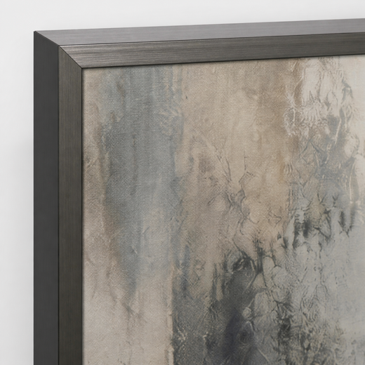 Grey Drifts | Metal Framed — edge close-up