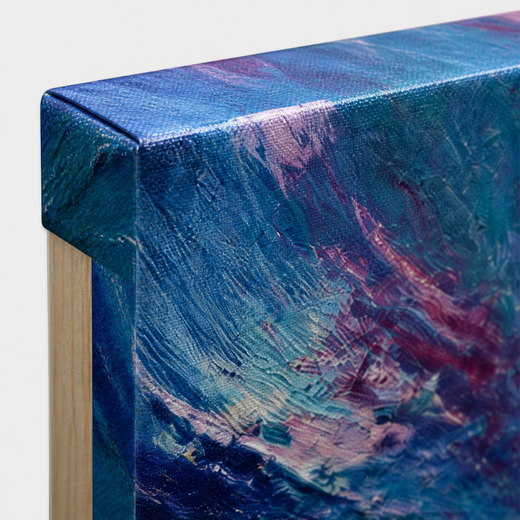 Electric Weather | Canvas — edge close-up