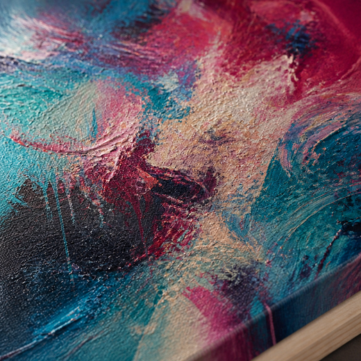 Electric Weather | Canvas — surface close-up