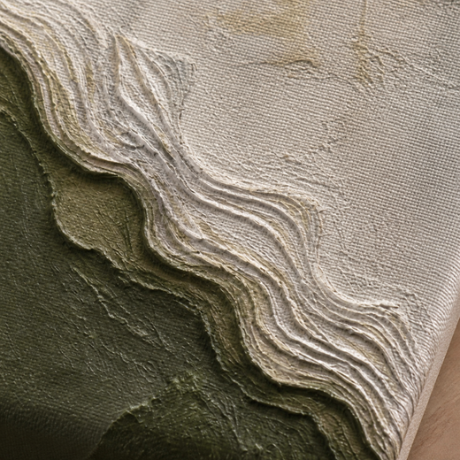 Eroded Basin | Canvas — surface close-up