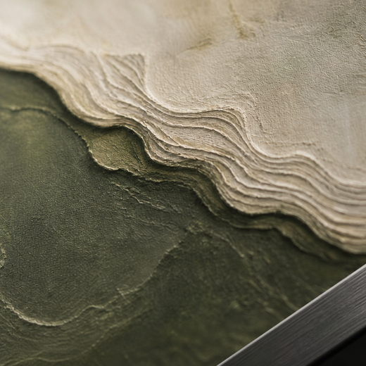 Eroded Basin | Metal Framed — surface close-up