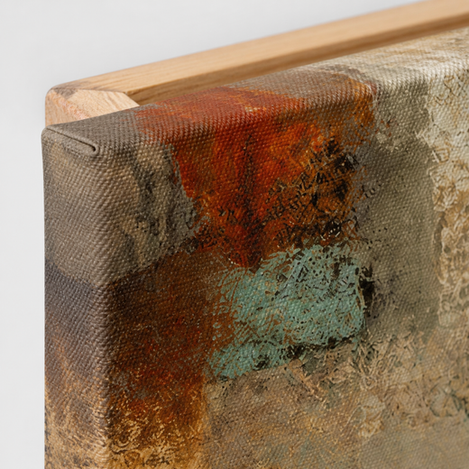 Old Walls | Canvas — edge close-up