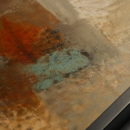 Old Walls | Metal Framed — surface close-up