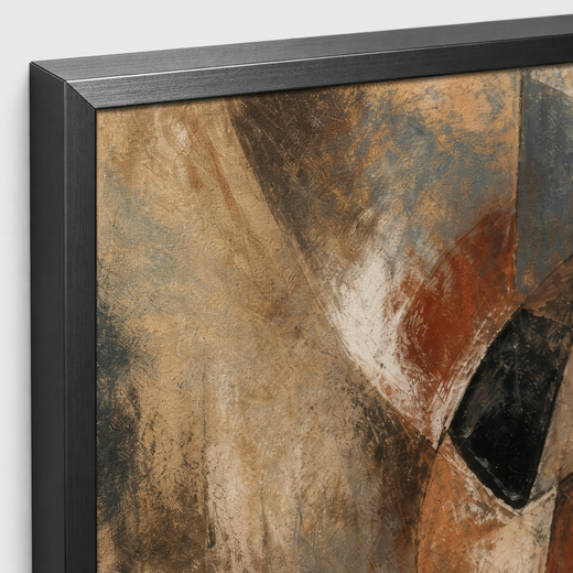 Warm Angles | Metal Framed — edge close-up