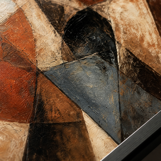 Warm Angles | Metal Framed — surface close-up
