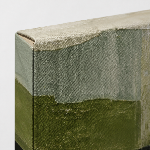 Folded Range | Canvas — edge close-up