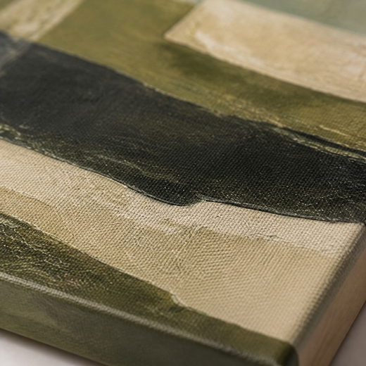 Folded Range | Canvas — surface close-up