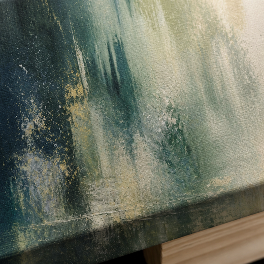 Forest After Rain | Canvas — surface close-up