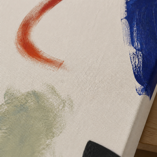 Four Small Gestures | Canvas — surface close-up
