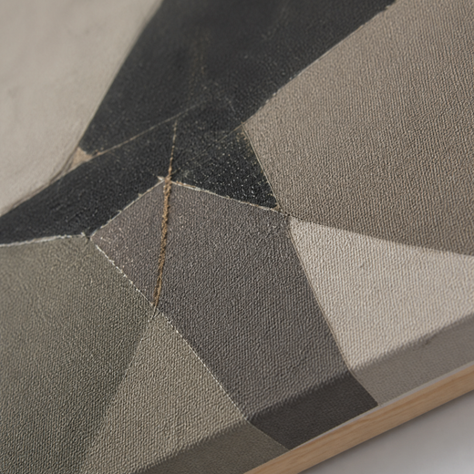 Across the Divide | Canvas — surface close-up