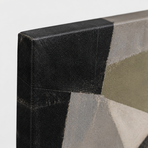Quiet Angles | Canvas — edge close-up