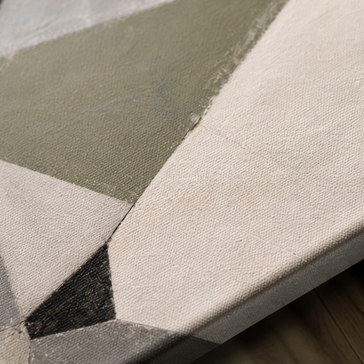 Quiet Angles | Canvas — surface close-up