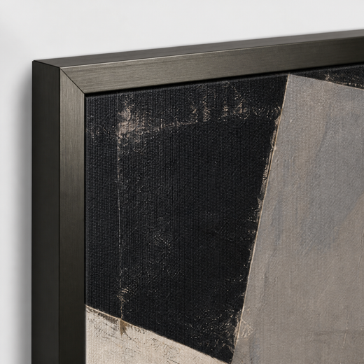 Quiet Angles | Metal Framed — edge close-up