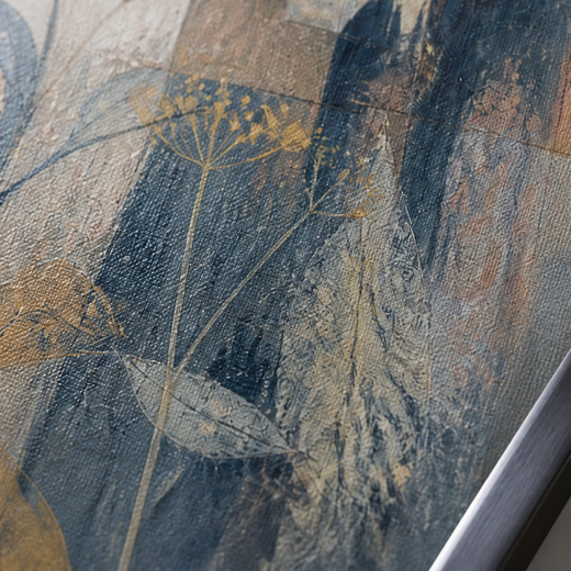 An Overgrown Garden | Metal Framed — surface close-up