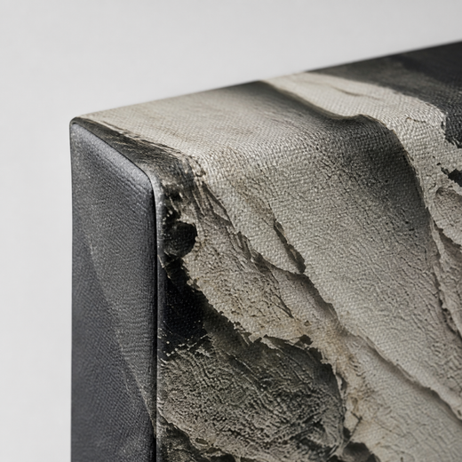 A Pale Seam | Canvas — edge close-up