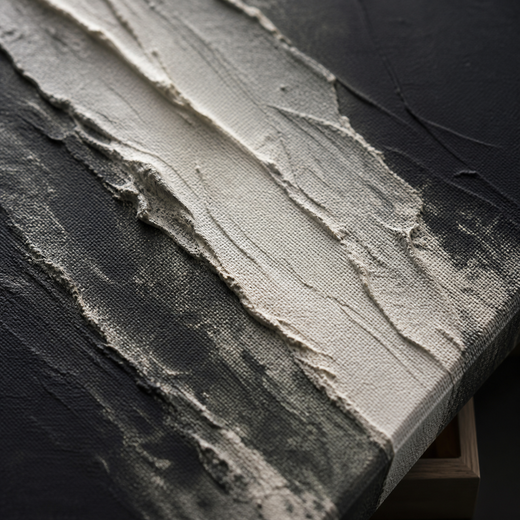 A Pale Seam | Canvas — surface close-up