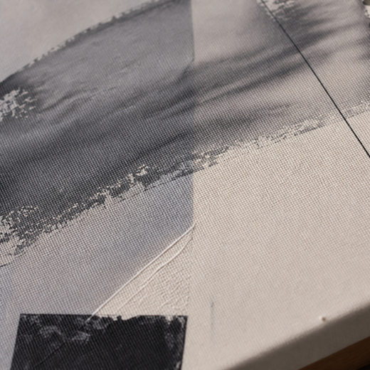 An Ink Afternoon | Canvas — surface close-up