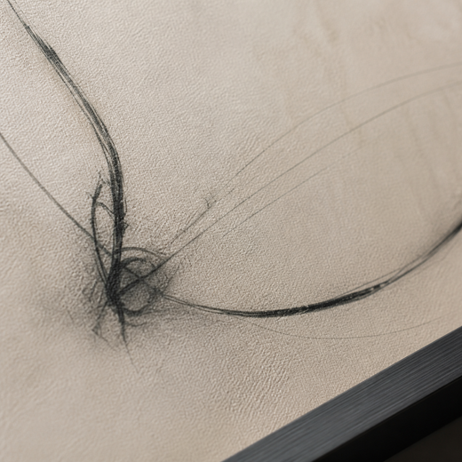 One Loose Loop | Metal Framed — surface close-up