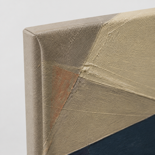 An Angle of Plum | Canvas — edge close-up