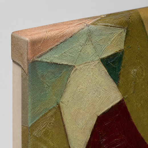 A Table of Shapes | Canvas — edge close-up