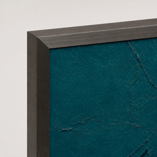 Four Colours Meet | Metal Framed — edge close-up