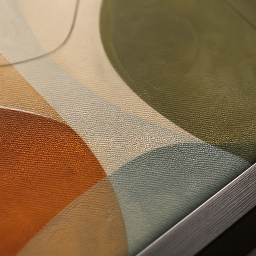 Interlocking Forms | Metal Framed — surface close-up