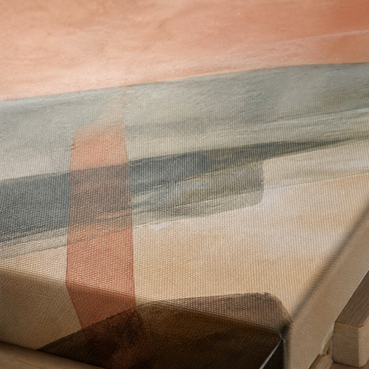Low Horizon | Canvas — surface close-up