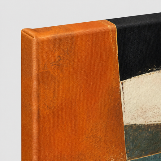 Side by Side | Canvas — edge close-up