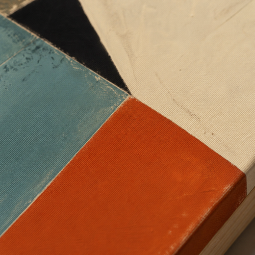 Side by Side | Canvas — surface close-up