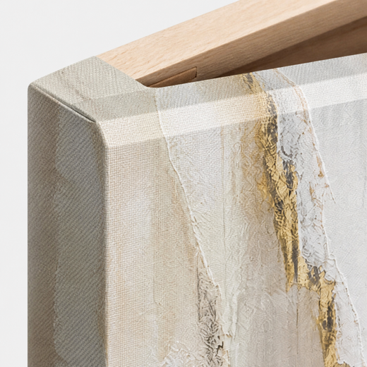 Whitewashed | Canvas — edge close-up
