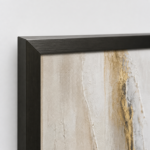 Whitewashed | Metal Framed — edge close-up