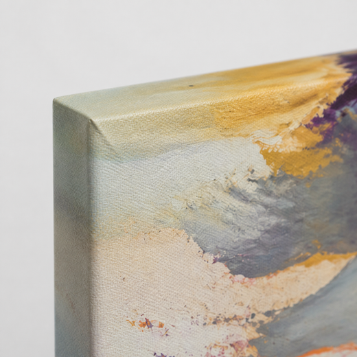 Beyond the Bend | Canvas — edge close-up