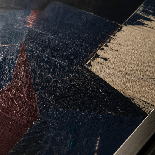 Pieces of Midnight | Metal Framed — surface close-up