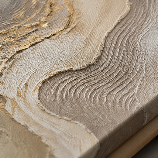 Lines of Sand | Canvas — surface close-up