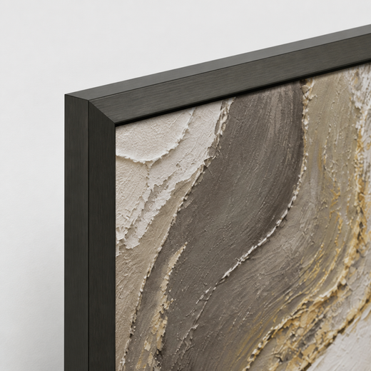 Lines of Sand | Metal Framed — edge close-up