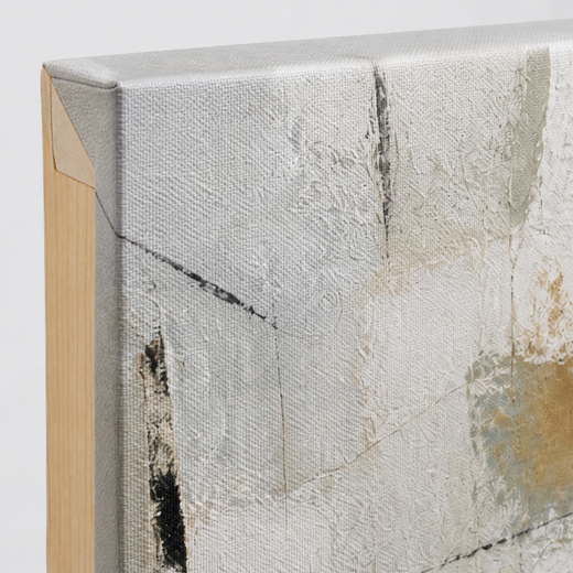 Almost White | Canvas — edge close-up