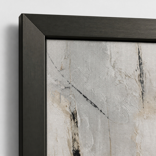 Almost White | Metal Framed — edge close-up