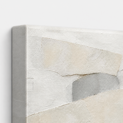 White Fold | Canvas — edge close-up